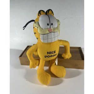 Kellytoy Paws Garfield Cat NICE DOGGY Stuffed Animal Plush 9" Toy